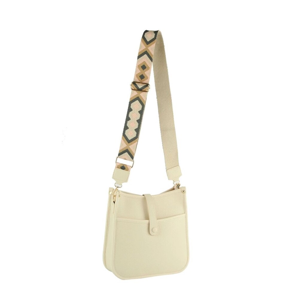 Gigi Boho Crossbody Fashion Shoulder Bag Large Purse Handbag with Guitar Strap